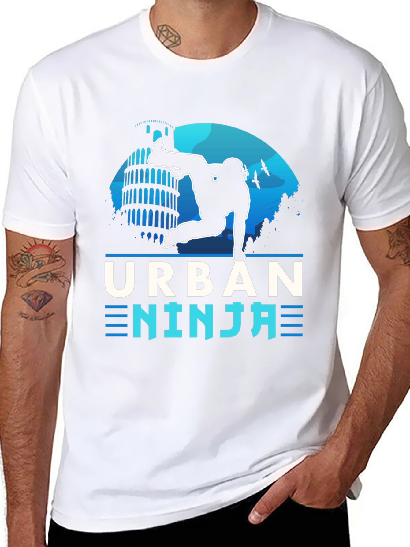 Urban Ninja T-Shirt - Parkour Inspired Graphic Tee