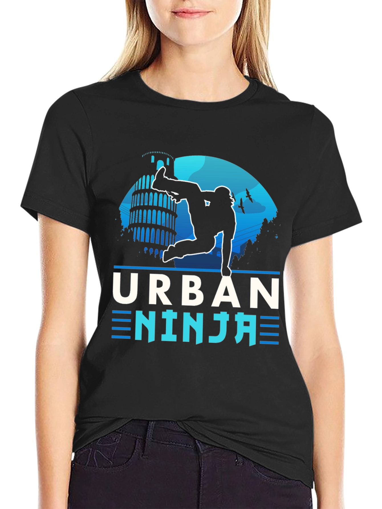 Urban Ninja T-Shirt - Parkour Inspired Graphic Tee