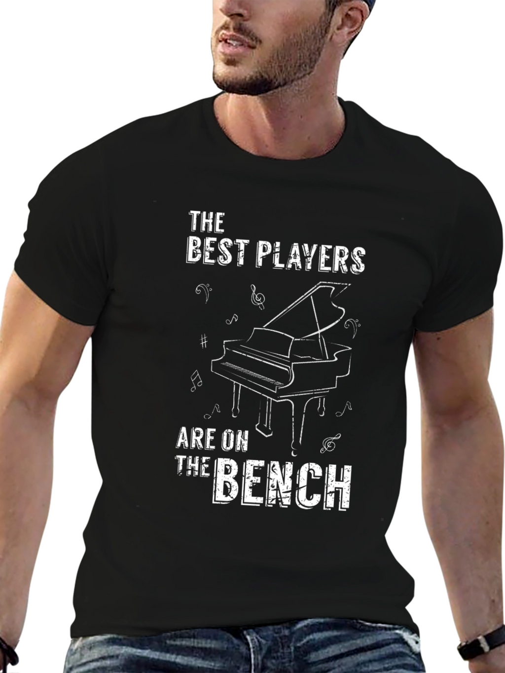 The Best Players Are On The Bench Piano T-Shirt