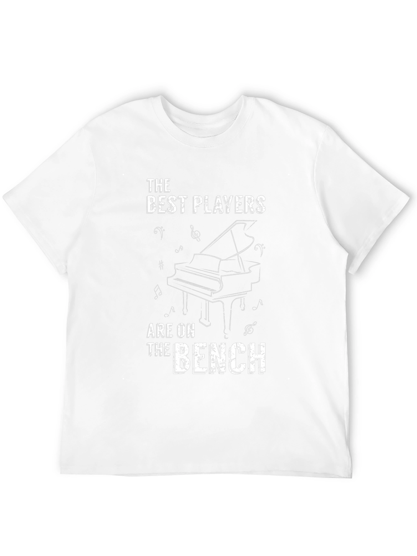 The Best Players Are On The Bench Piano T-Shirt