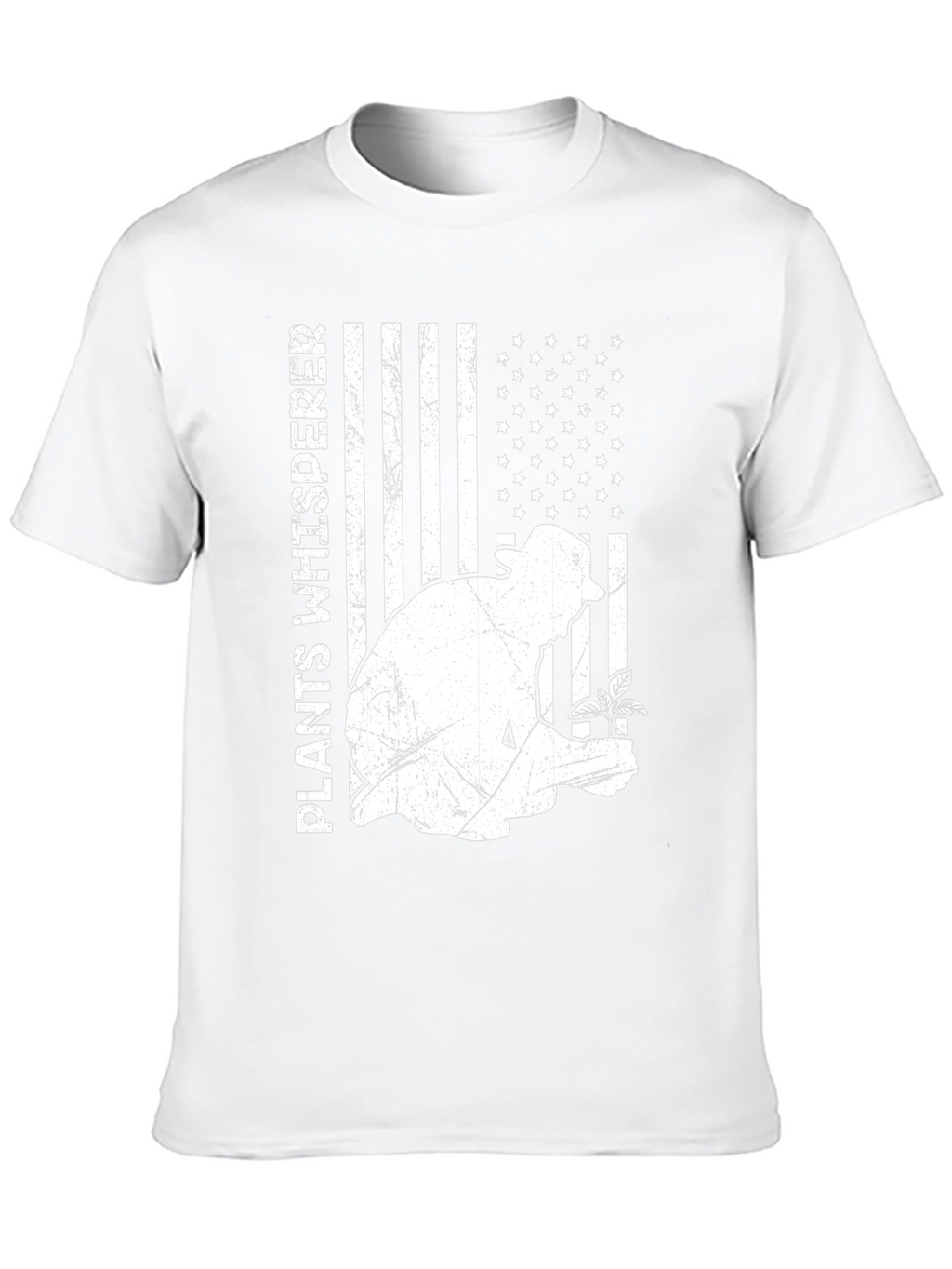 Plants Whisperer USA Flag Graphic Tee
