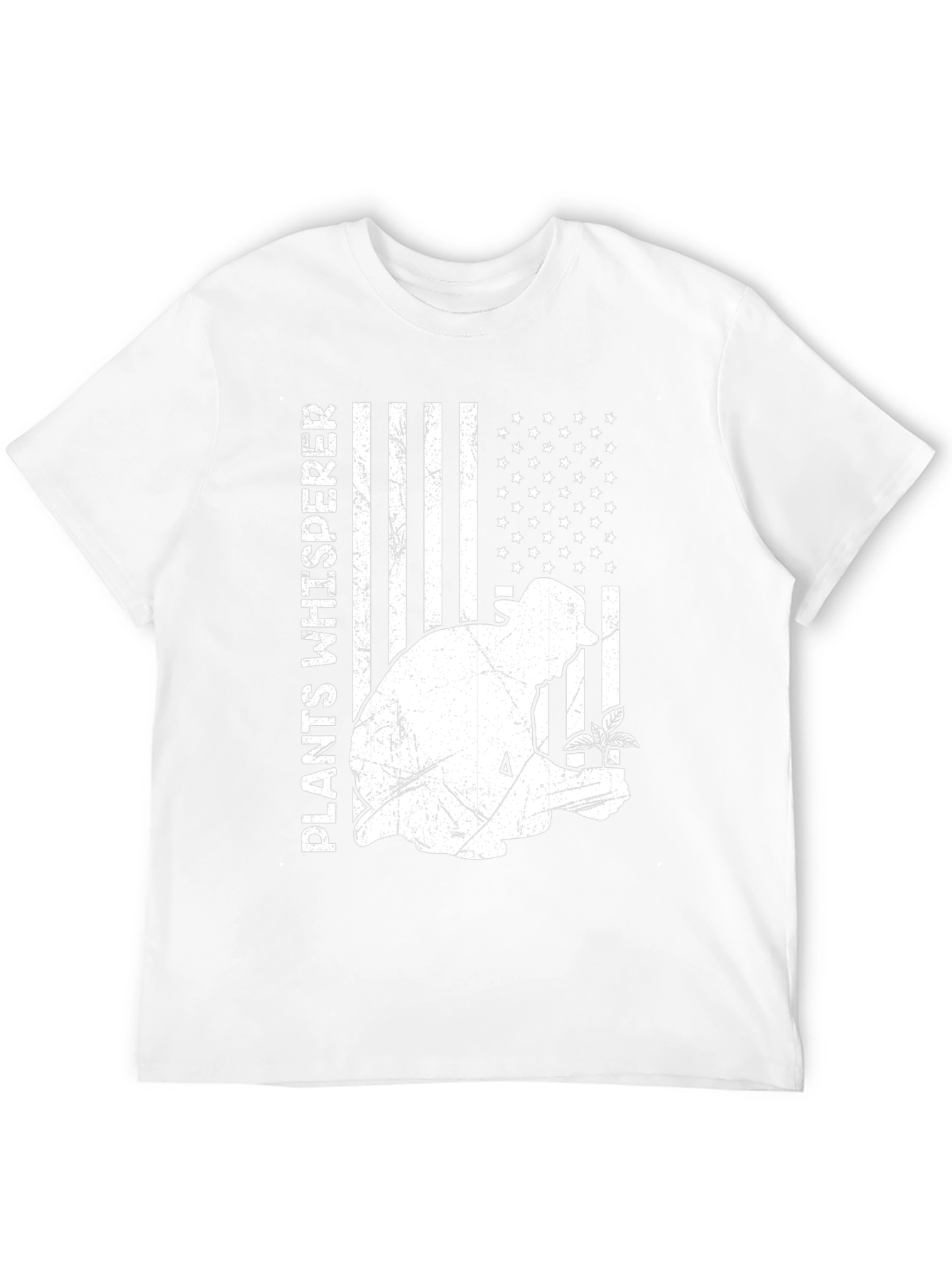 Plants Whisperer USA Flag Graphic Tee