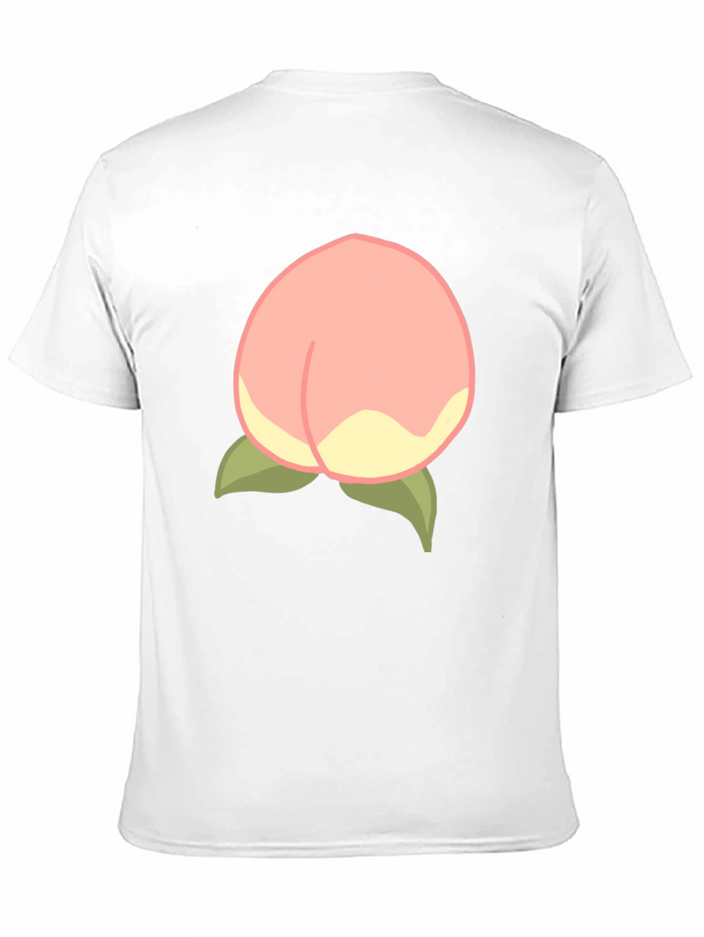 Peach Graphic Tee - Soft & Stylish Cotton Blend