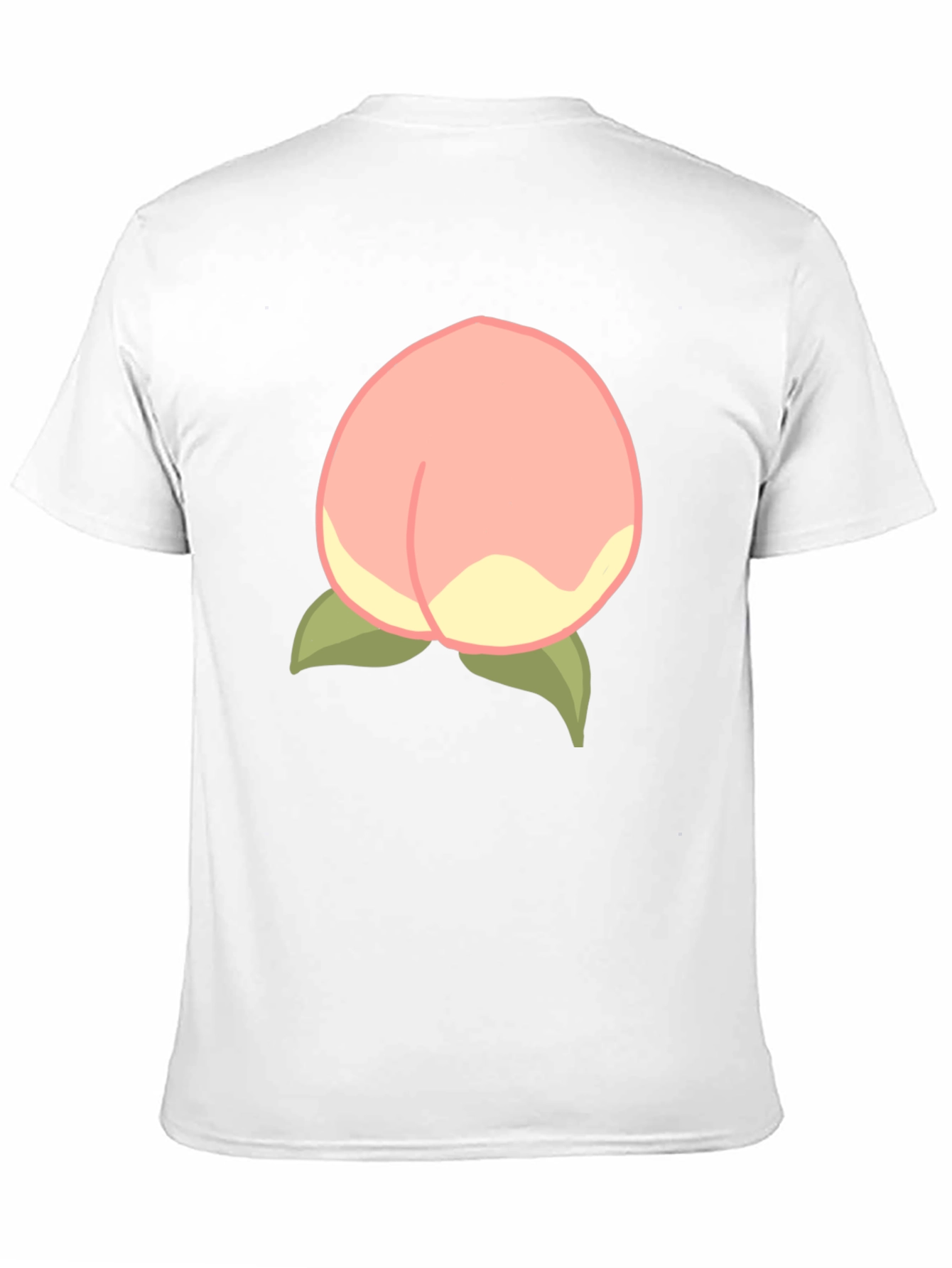 Peach Graphic Tee - Soft & Stylish Cotton Blend