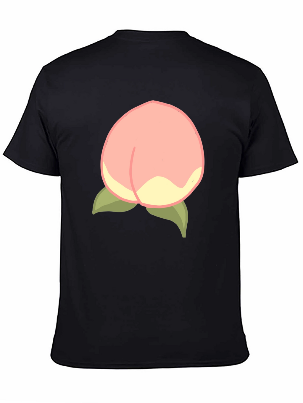 Peach Graphic Tee - Soft & Stylish Cotton Blend