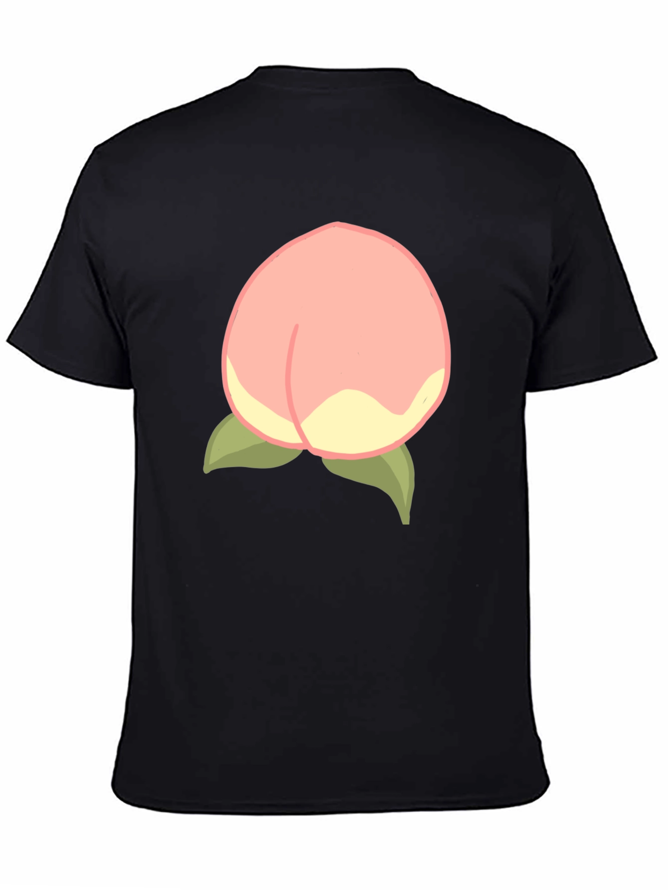 Peach Graphic Tee - Soft & Stylish Cotton Blend