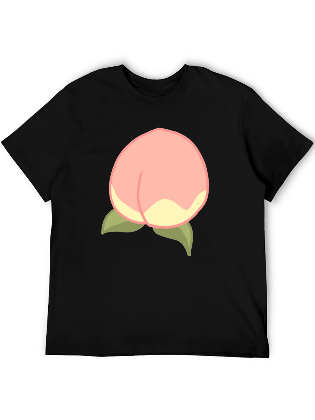 Peach Graphic Tee - Soft & Stylish Cotton Blend