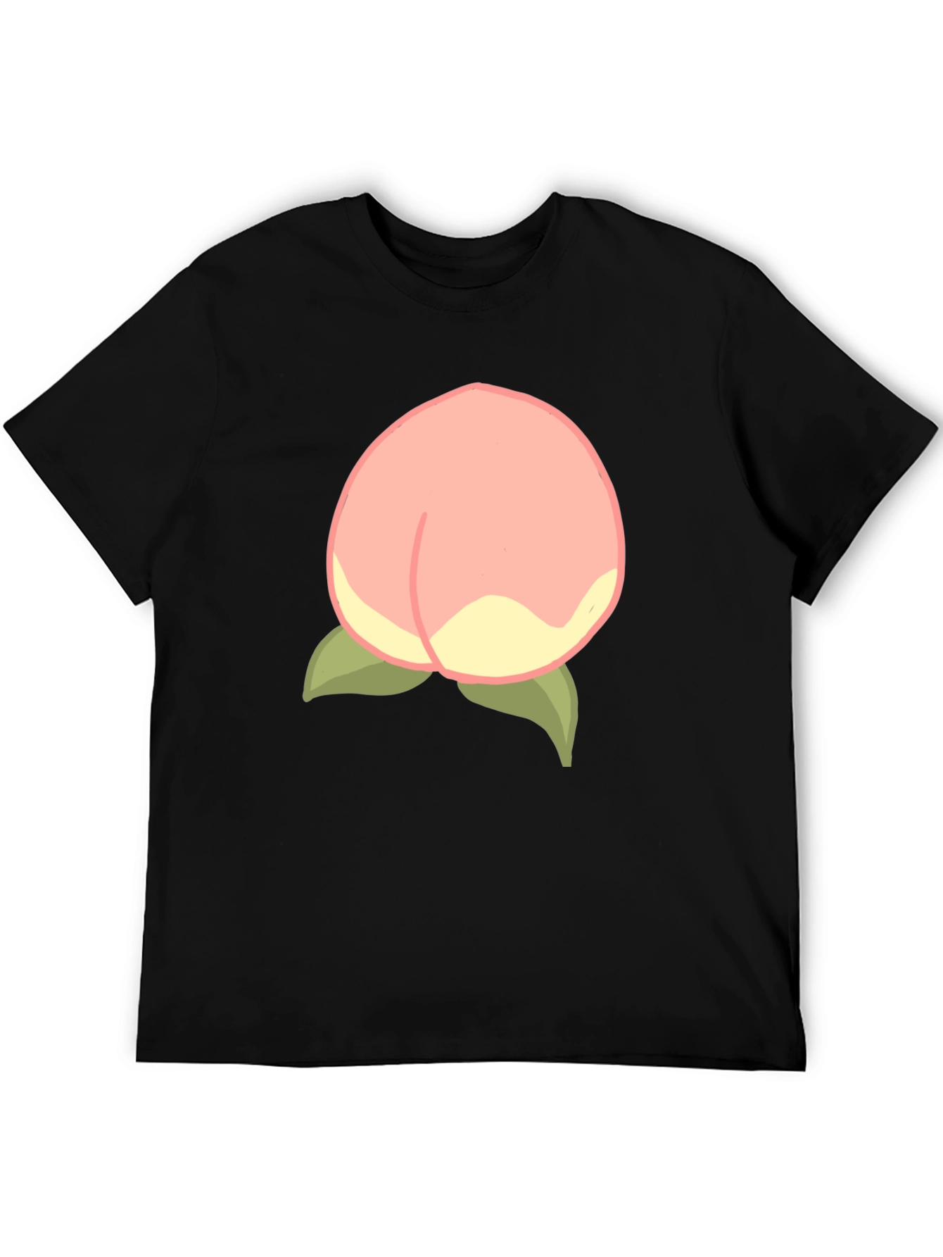 Peach Graphic Tee - Soft & Stylish Cotton Blend