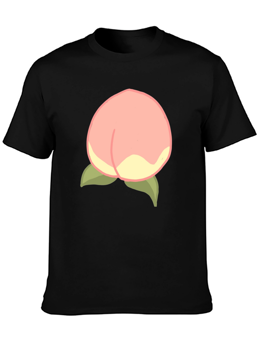 Peach Graphic Tee - Soft & Stylish Cotton Blend