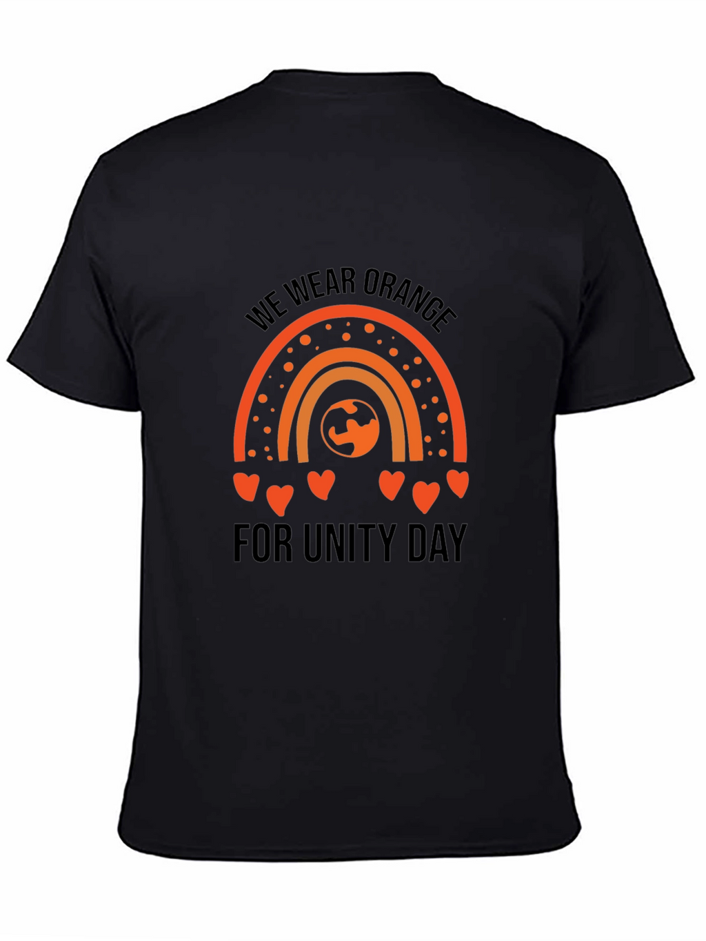 Unity Day Orange Rainbow Graphic Tee