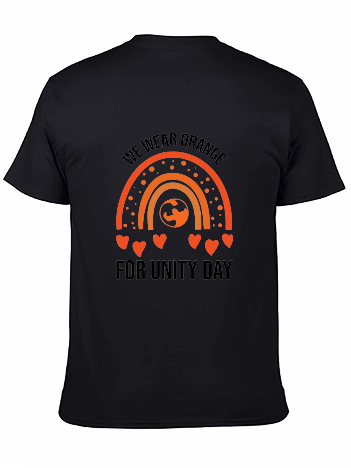 Unity Day Orange Rainbow Graphic Tee