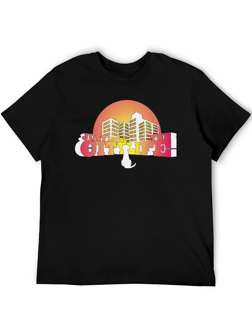 City Life T-Shirt - Retro Style