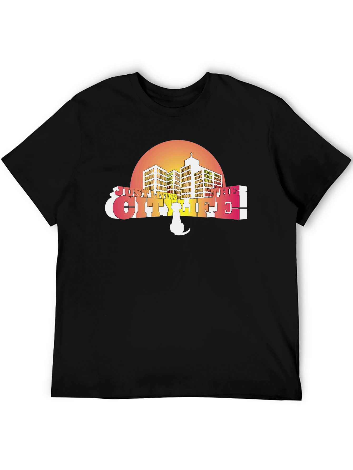 City Life T-Shirt - Retro Style