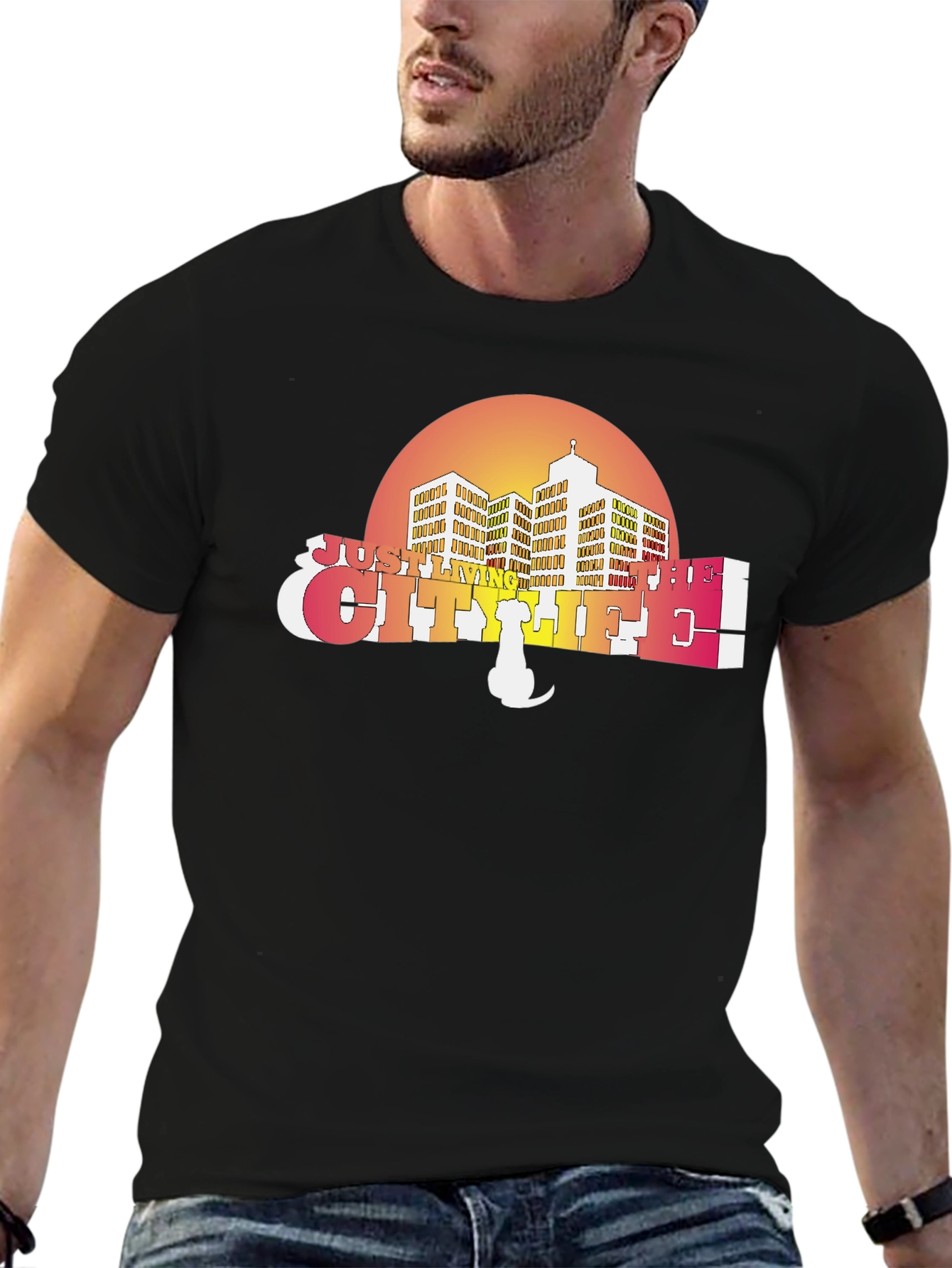 City Life T-Shirt - Retro Style