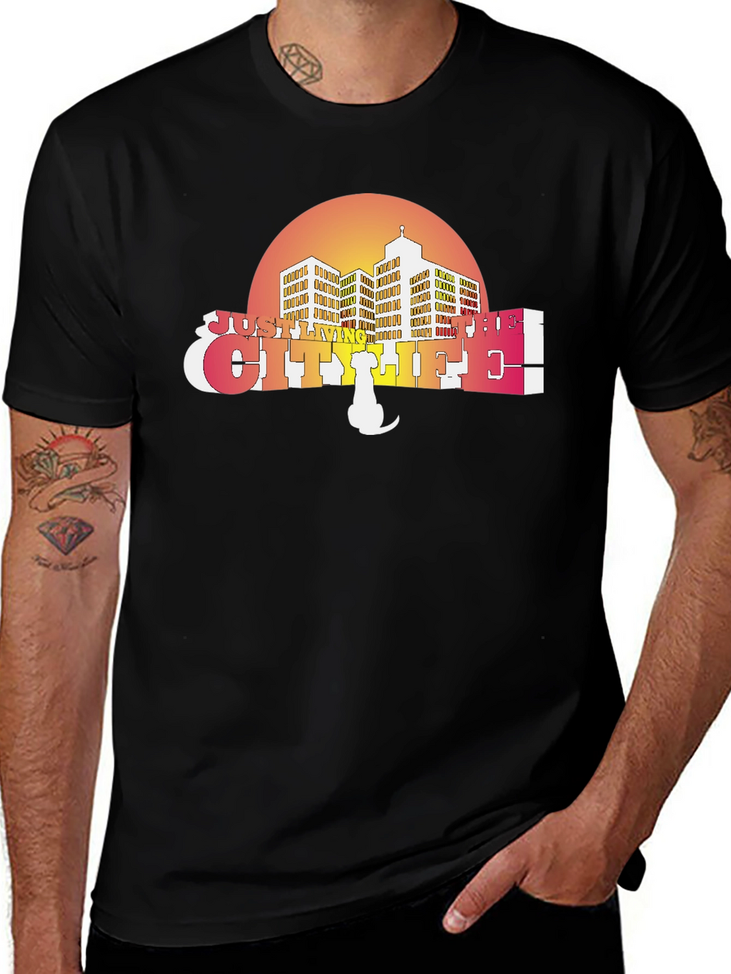 City Life T-Shirt - Retro Style