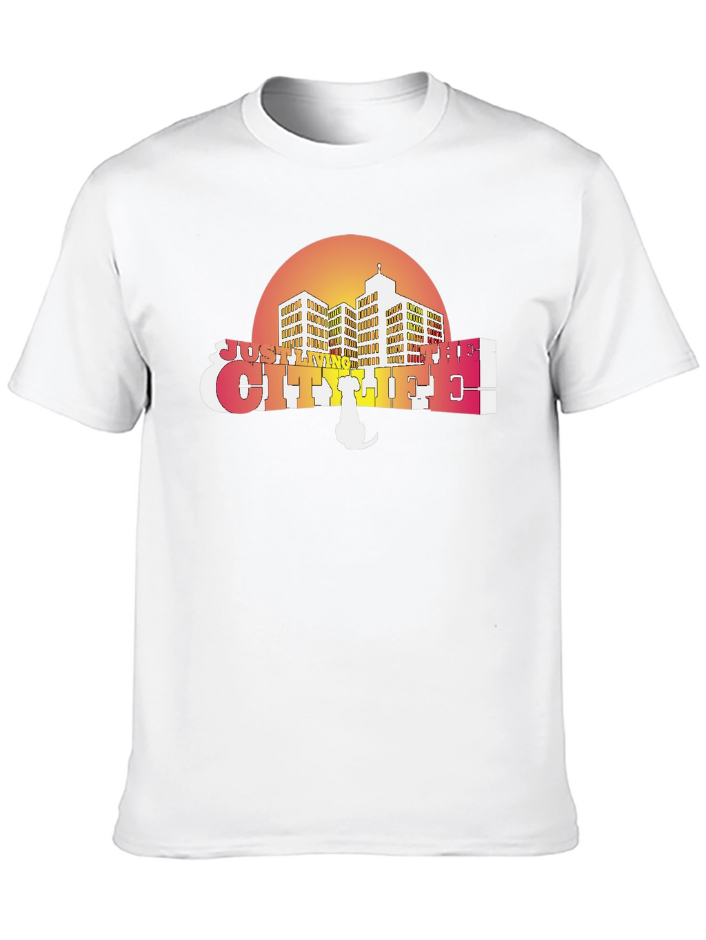 City Life T-Shirt - Retro Style