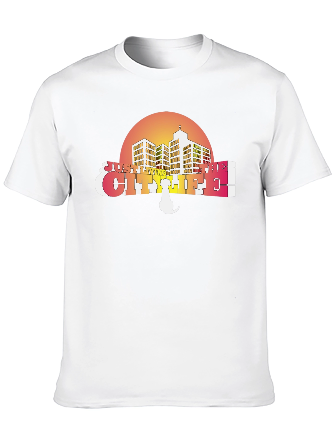 City Life T-Shirt - Retro Style