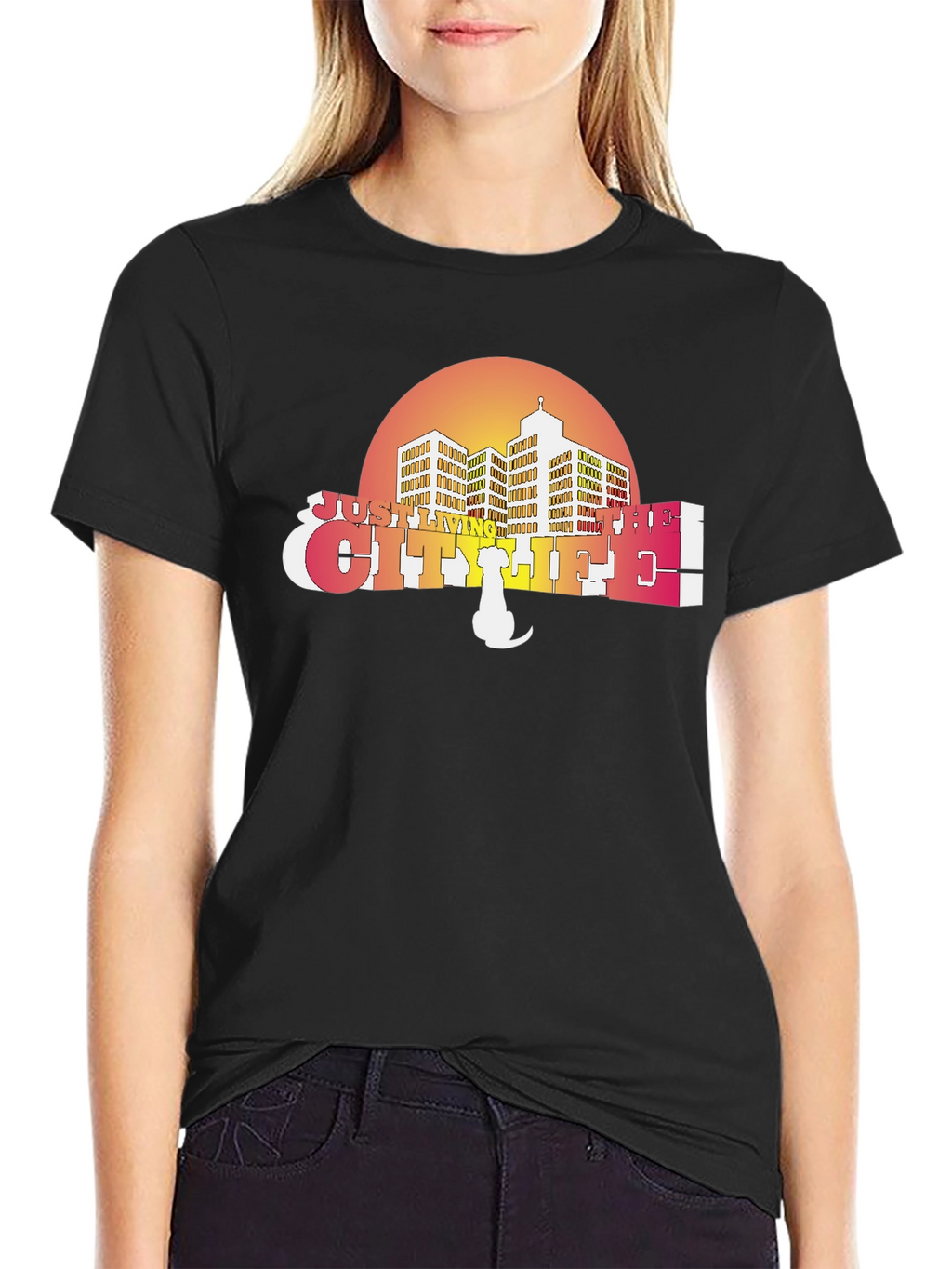 City Life T-Shirt - Retro Style