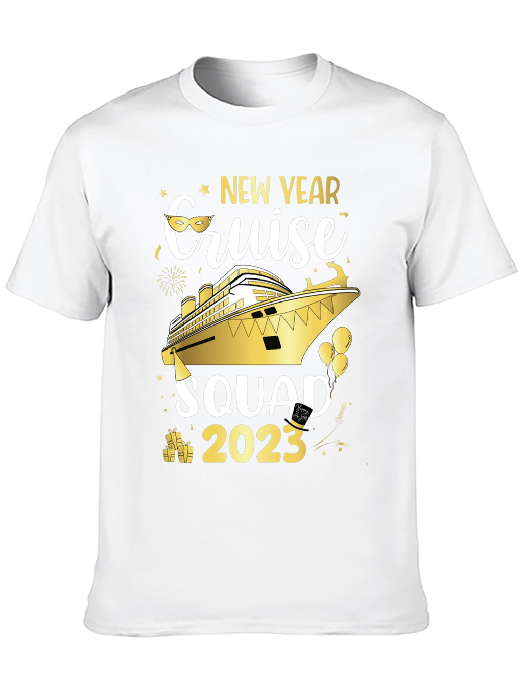 New Year Cruise Squad 2023 Graphic T-Shirt