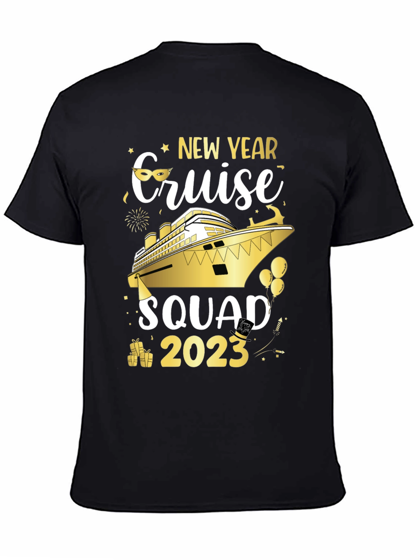 New Year Cruise Squad 2023 Graphic T-Shirt