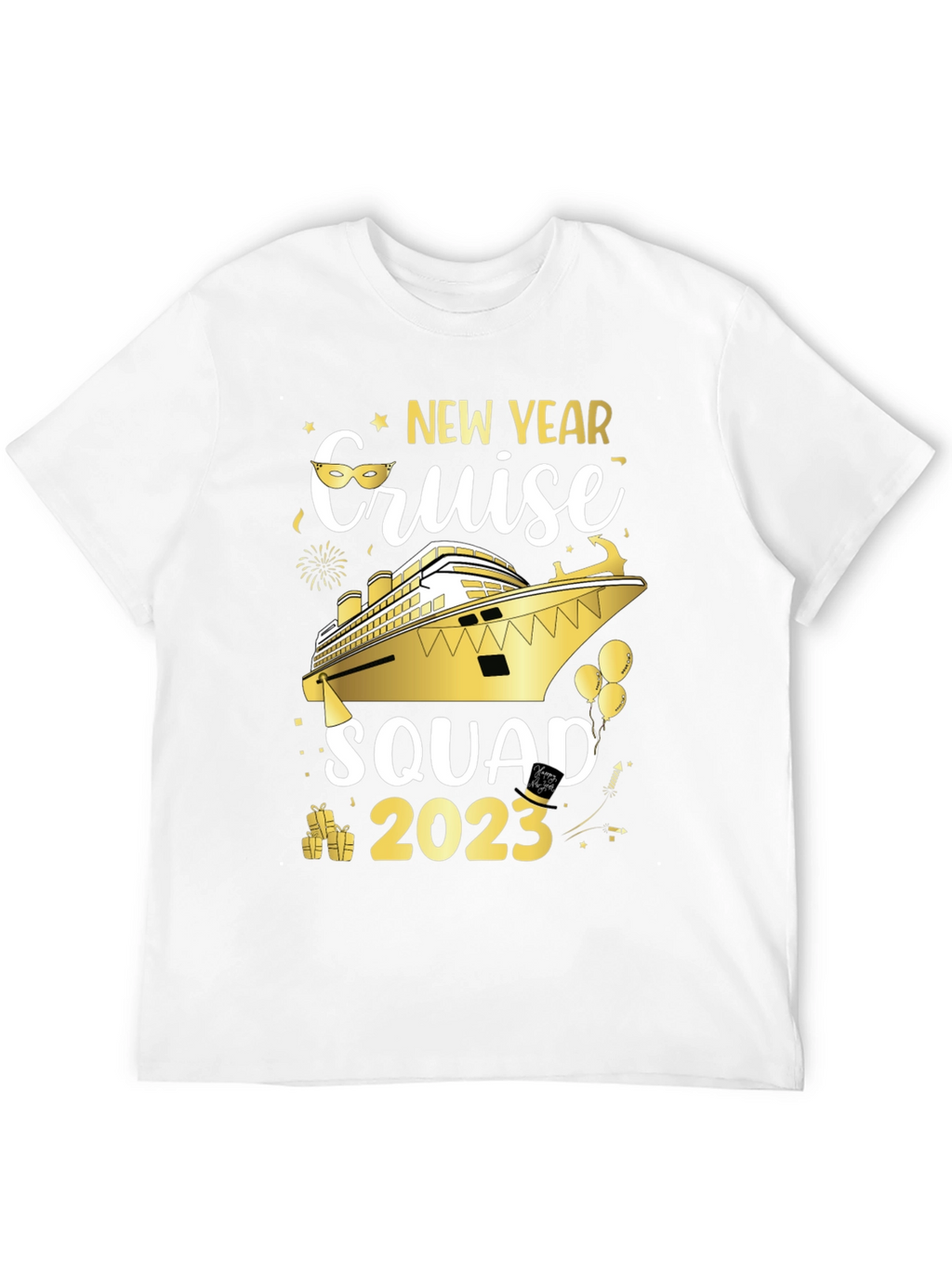New Year Cruise Squad 2023 Graphic T-Shirt