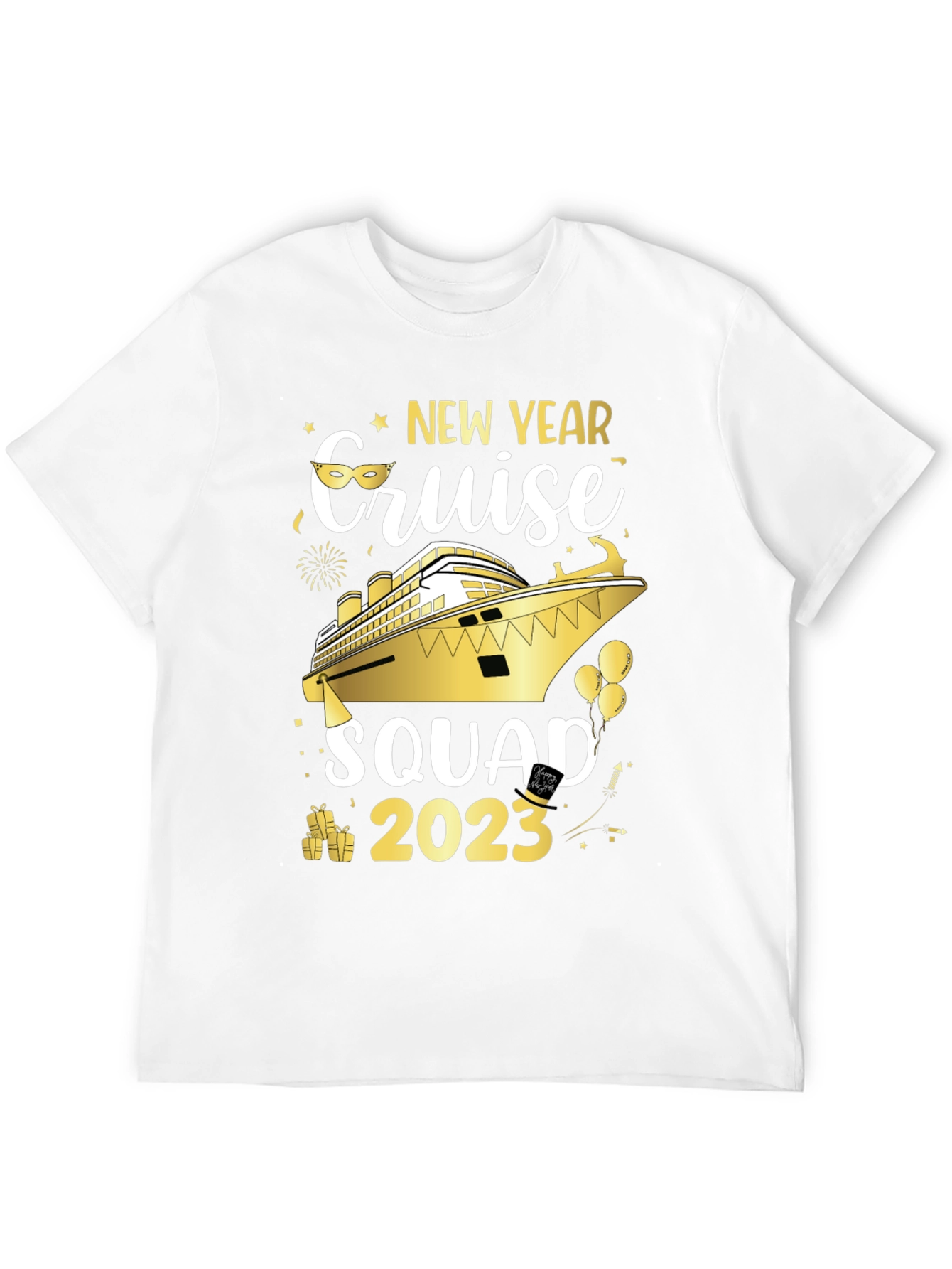 New Year Cruise Squad 2023 Graphic T-Shirt