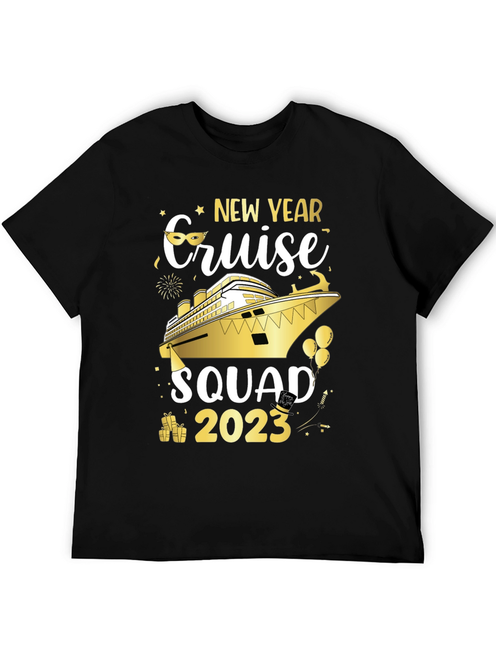 New Year Cruise Squad 2023 Graphic T-Shirt