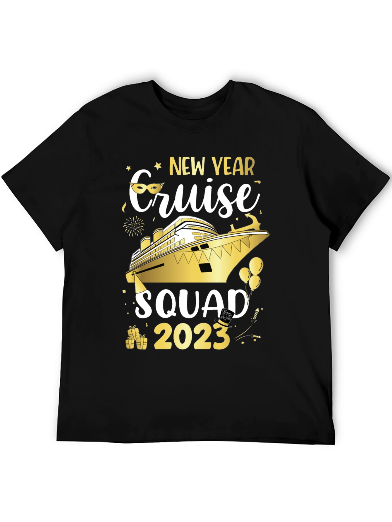 New Year Cruise Squad 2023 Graphic T-Shirt