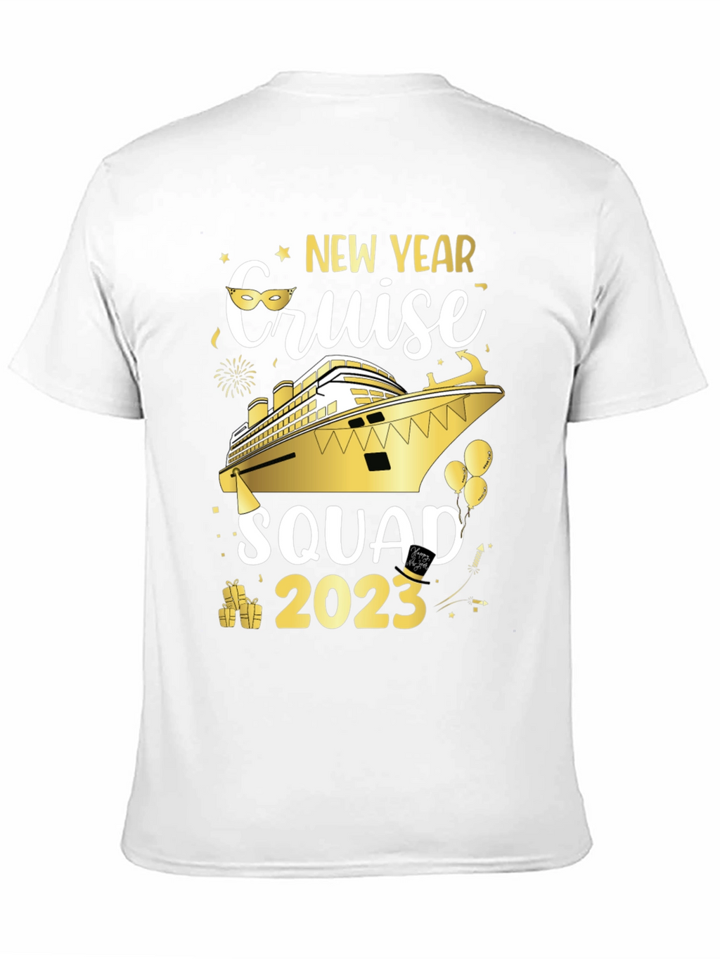 New Year Cruise Squad 2023 Graphic T-Shirt