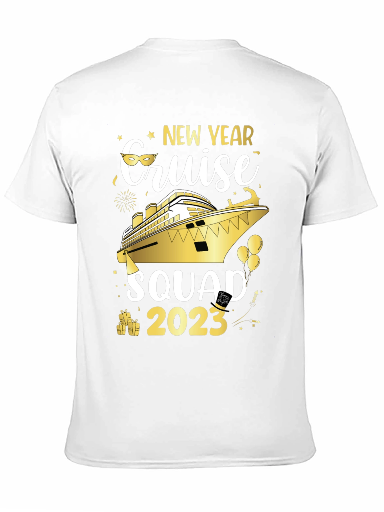 New Year Cruise Squad 2023 Graphic T-Shirt
