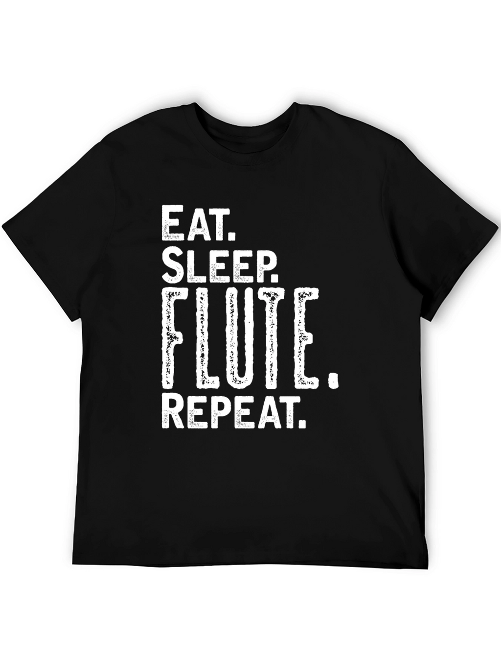 Eat Sleep Flute Repeat Graphic Tee