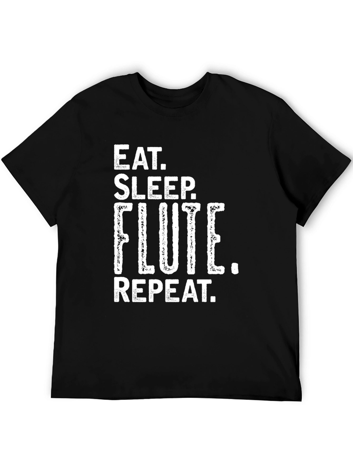 Eat Sleep Flute Repeat Graphic Tee