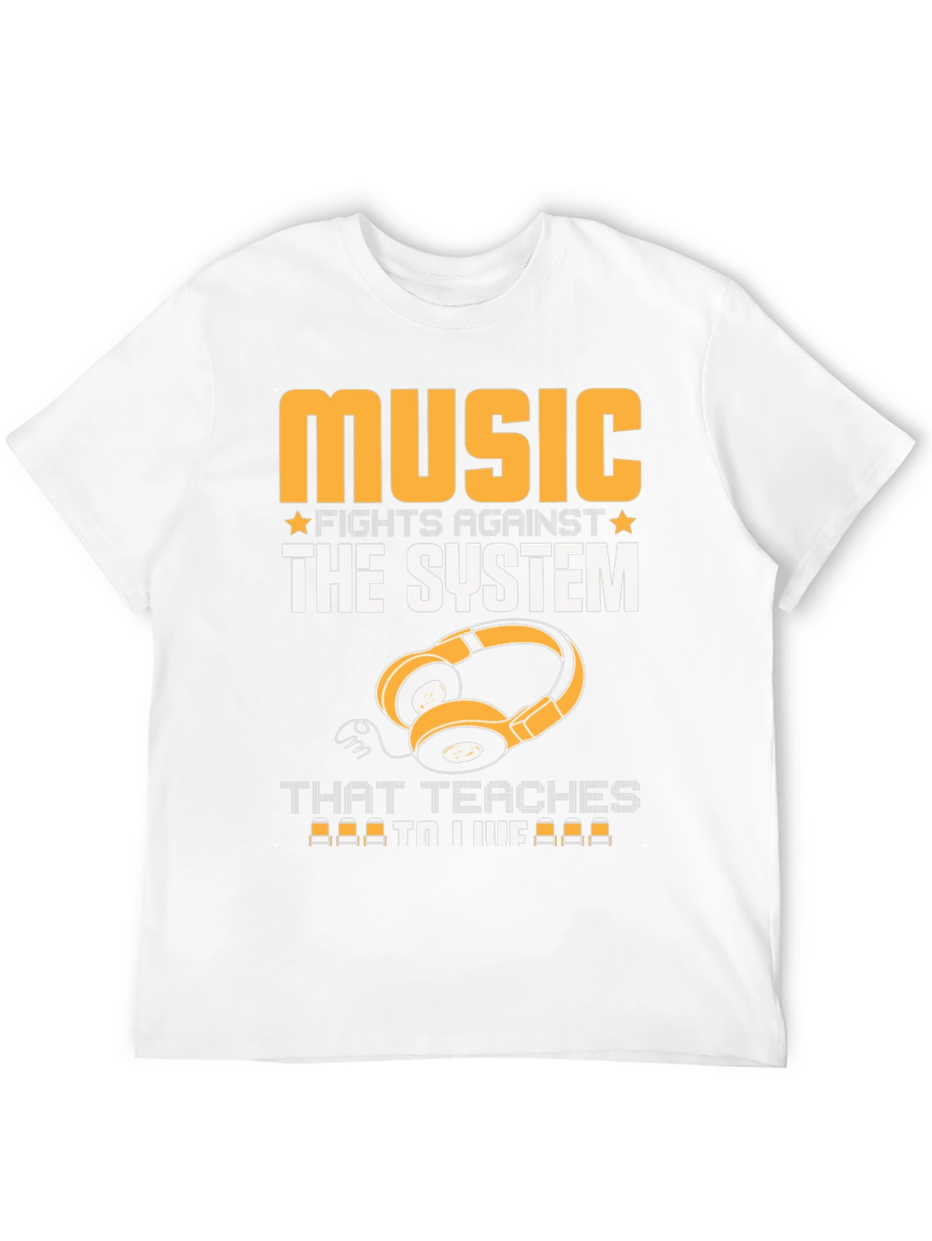 Music Fights Against the System Graphic T-Shirt
