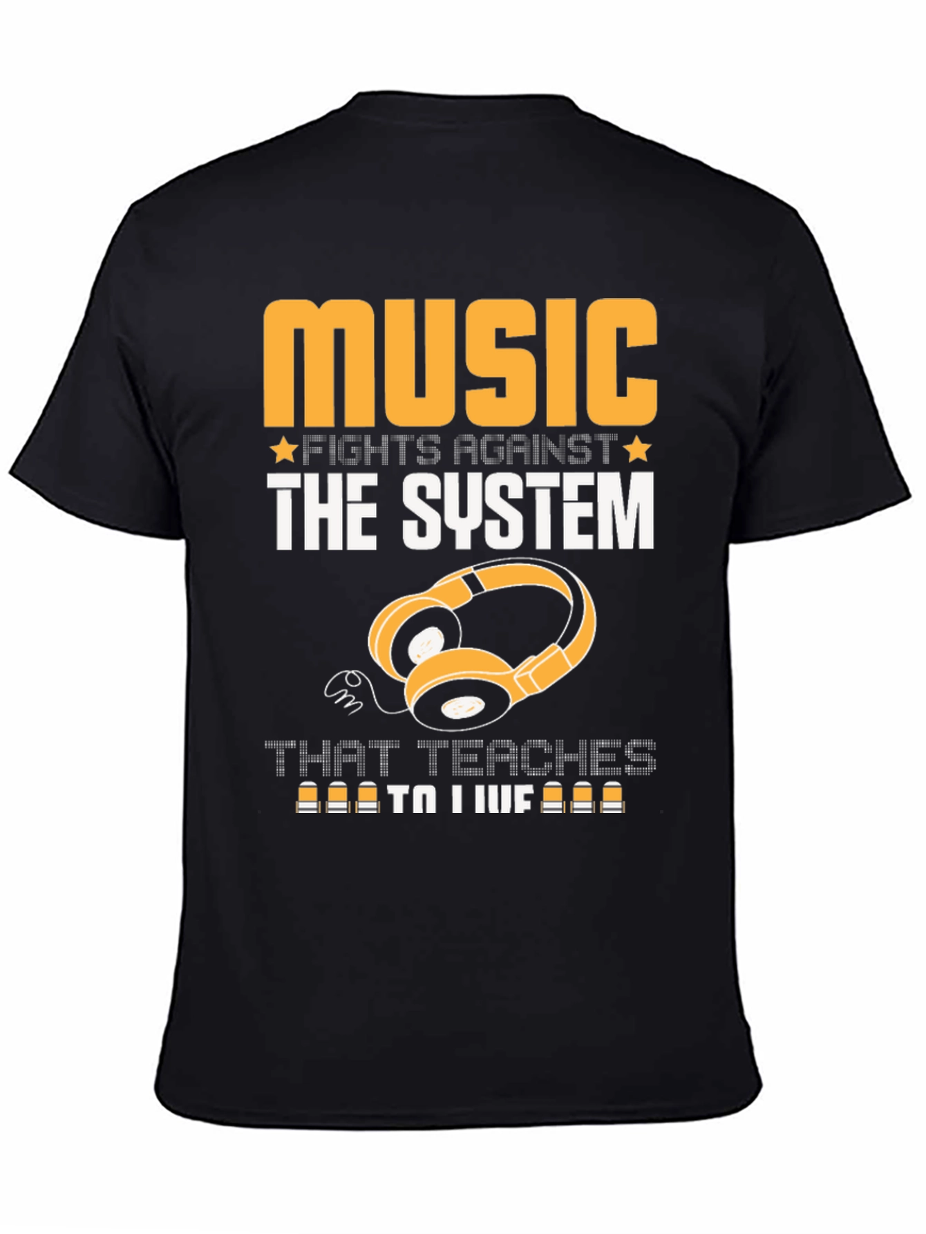 Music Fights Against the System Graphic T-Shirt