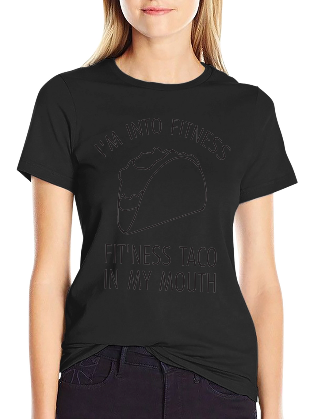 Fitness Taco Black T-Shirt
