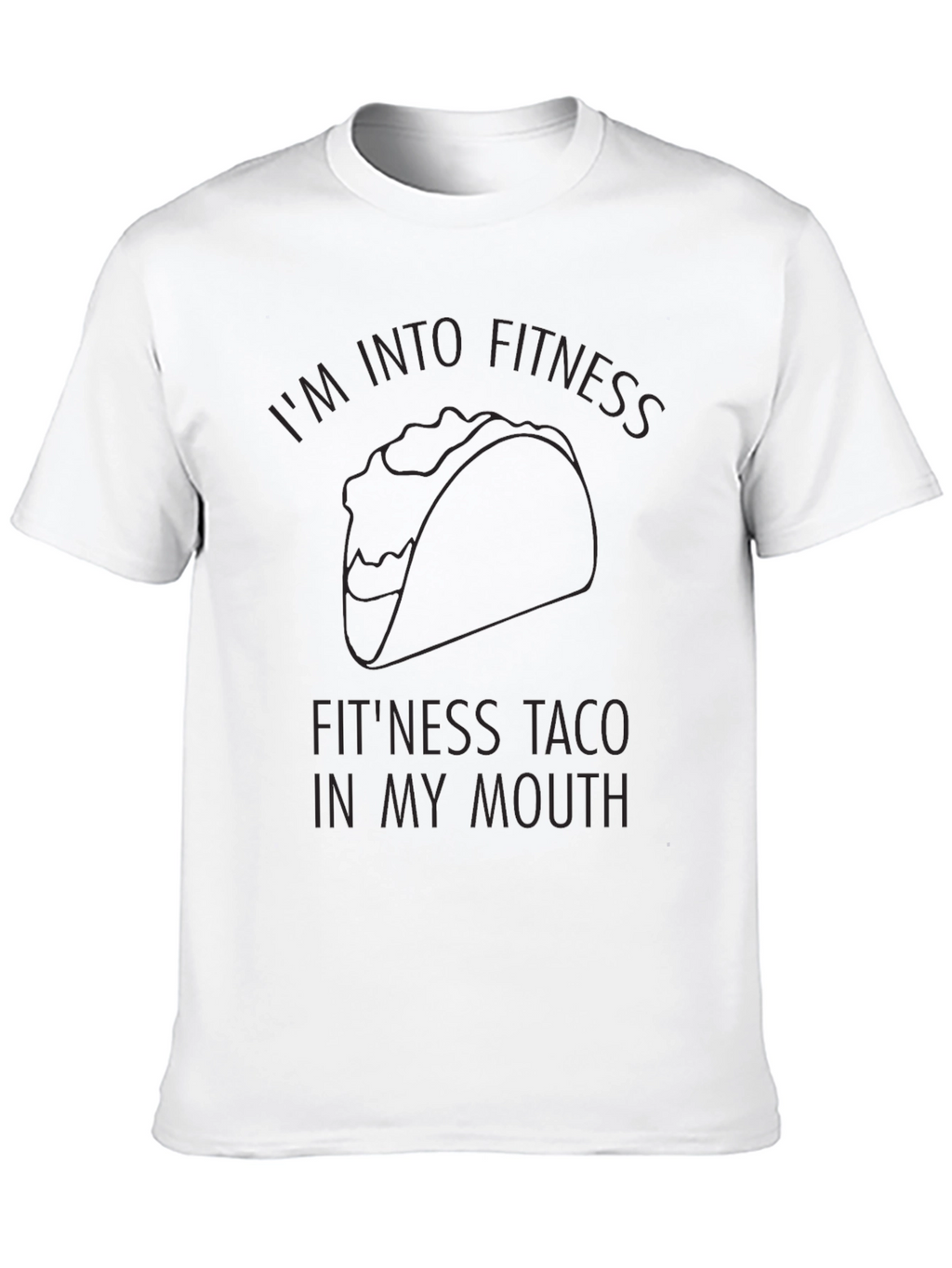 Fitness Taco Black T-Shirt