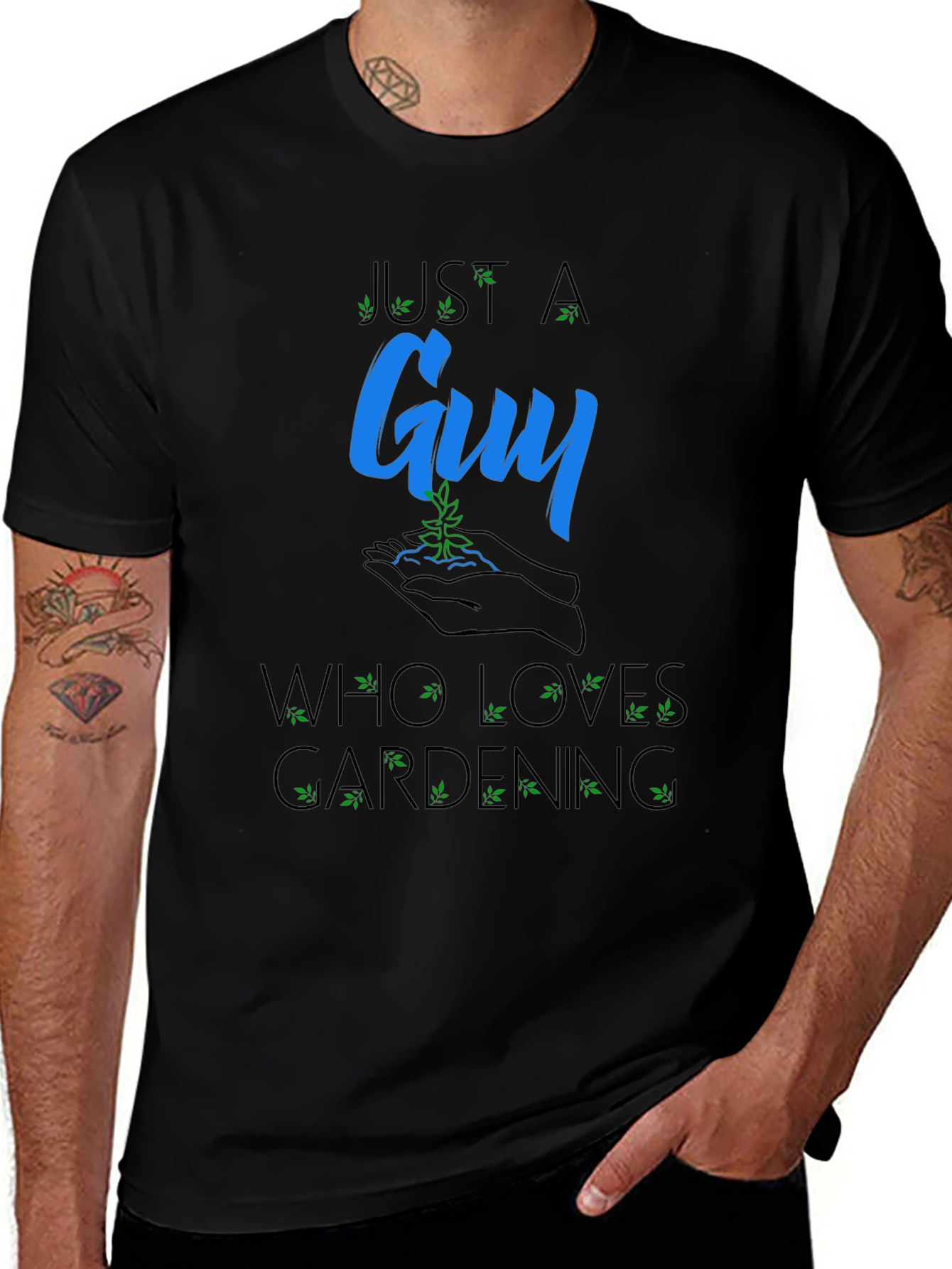 Just a Guy Who Loves Gardening T-Shirt
