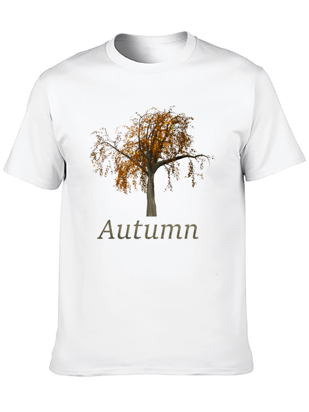 Autumn Tree Graphic Tee - Black