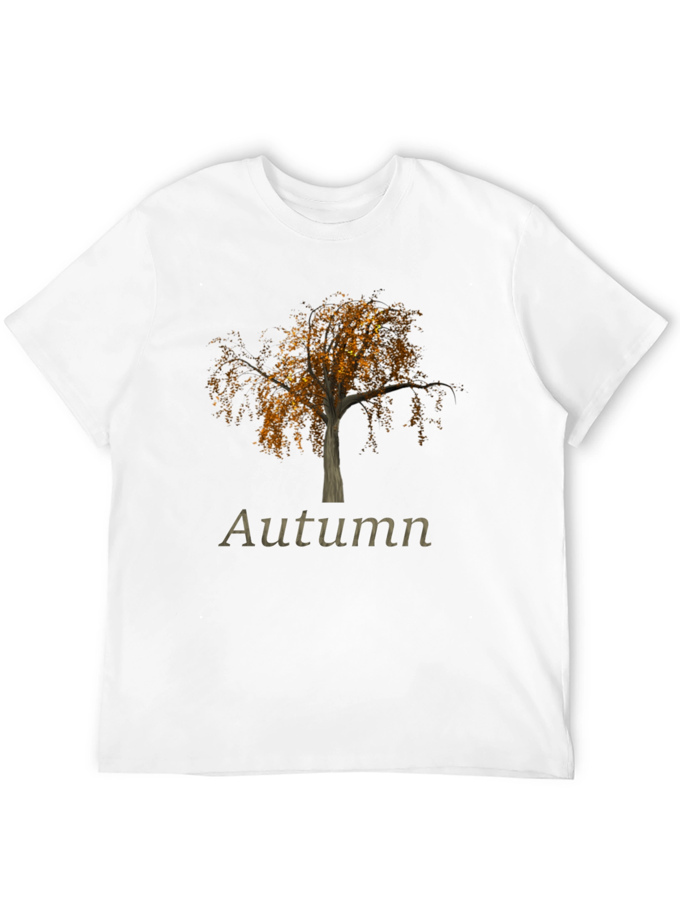 Autumn Tree Graphic Tee - Black