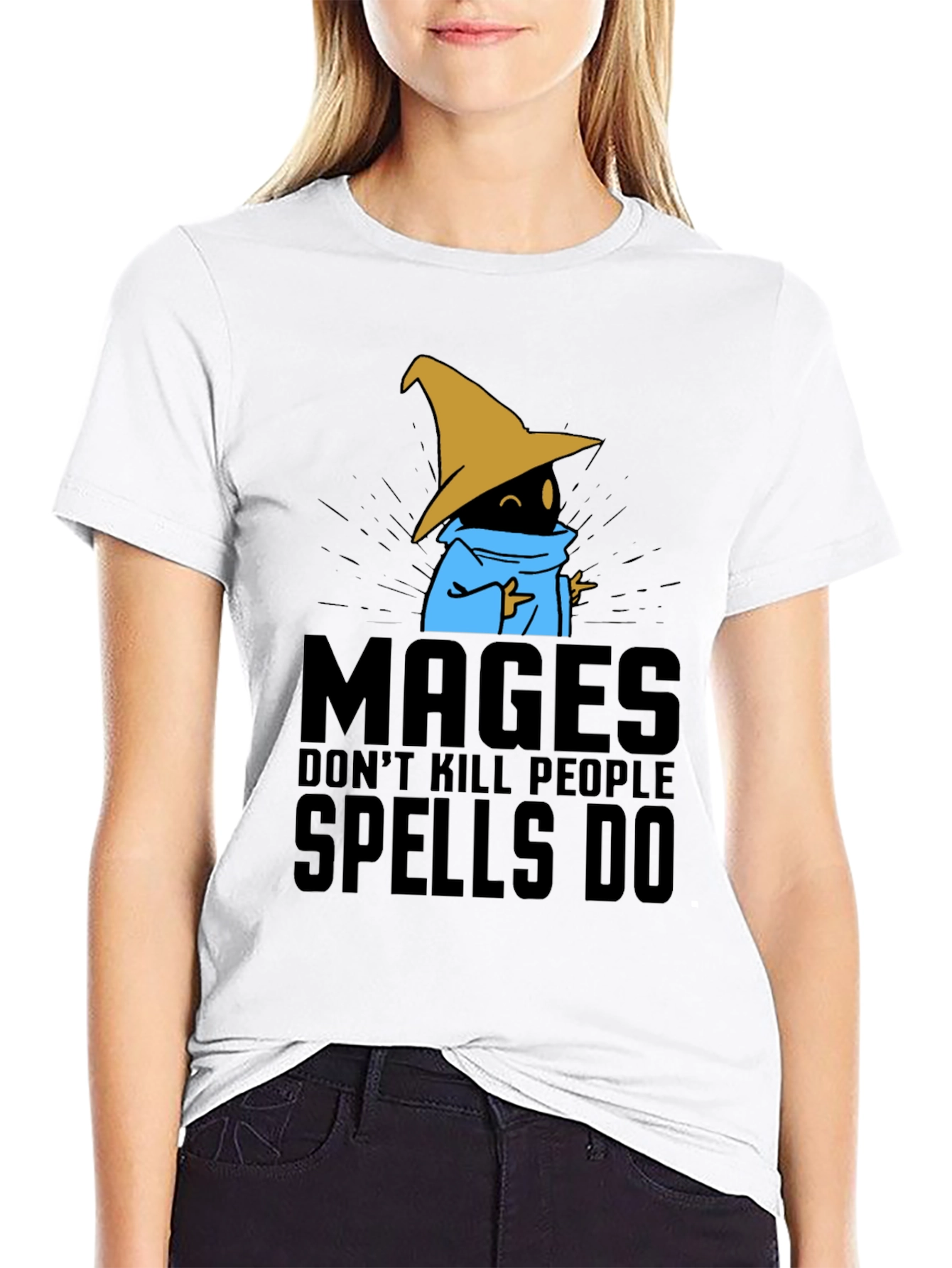 Mages Dont Kill People - Spells Do T-Shirt