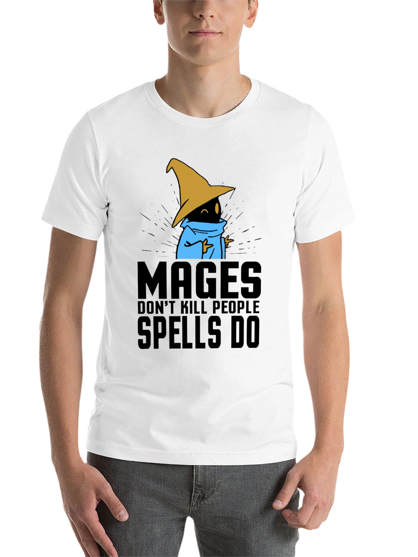 Mages Dont Kill People - Spells Do T-Shirt
