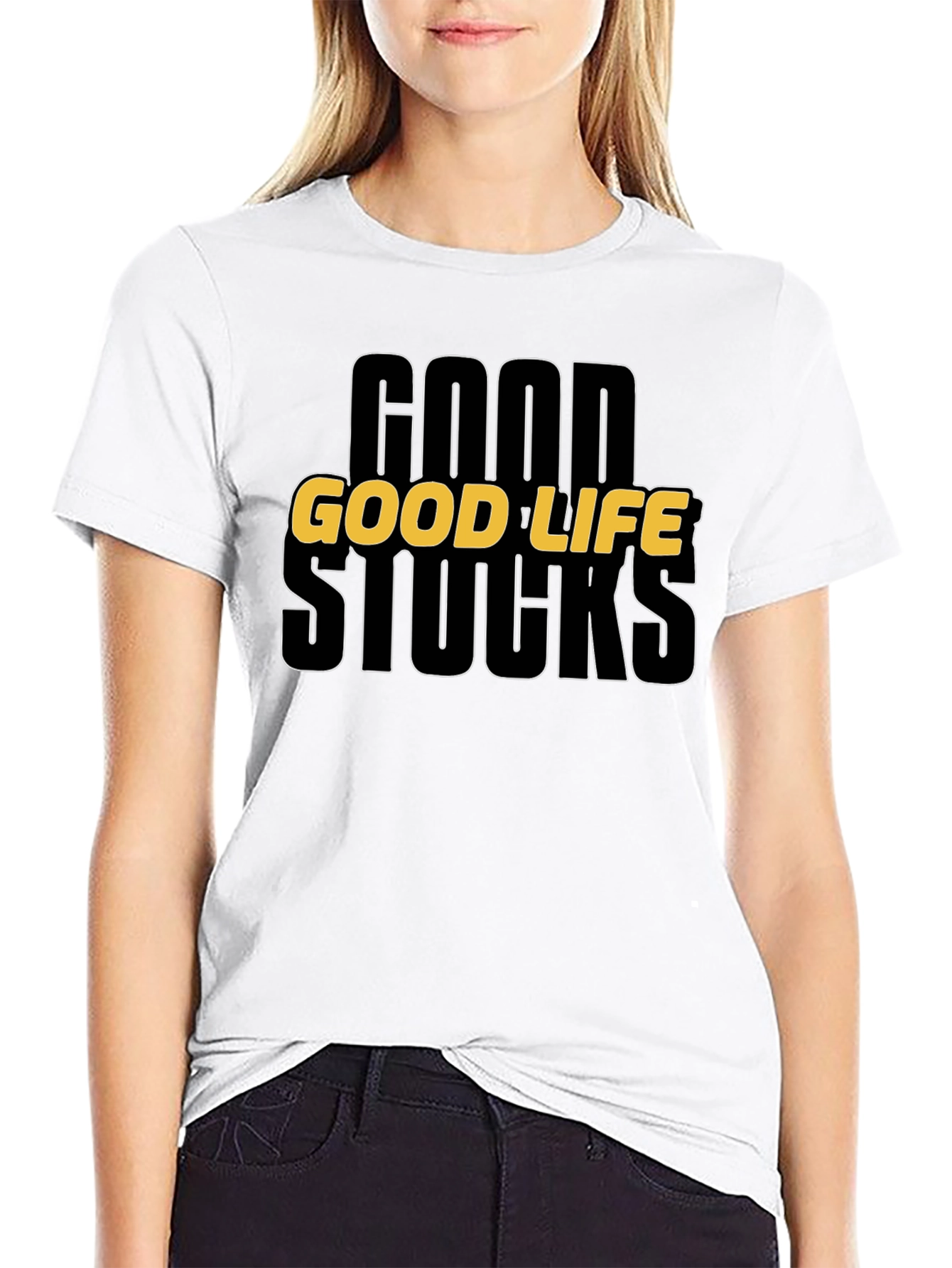 Good Life Stocks Graphic Tee - Casual Style