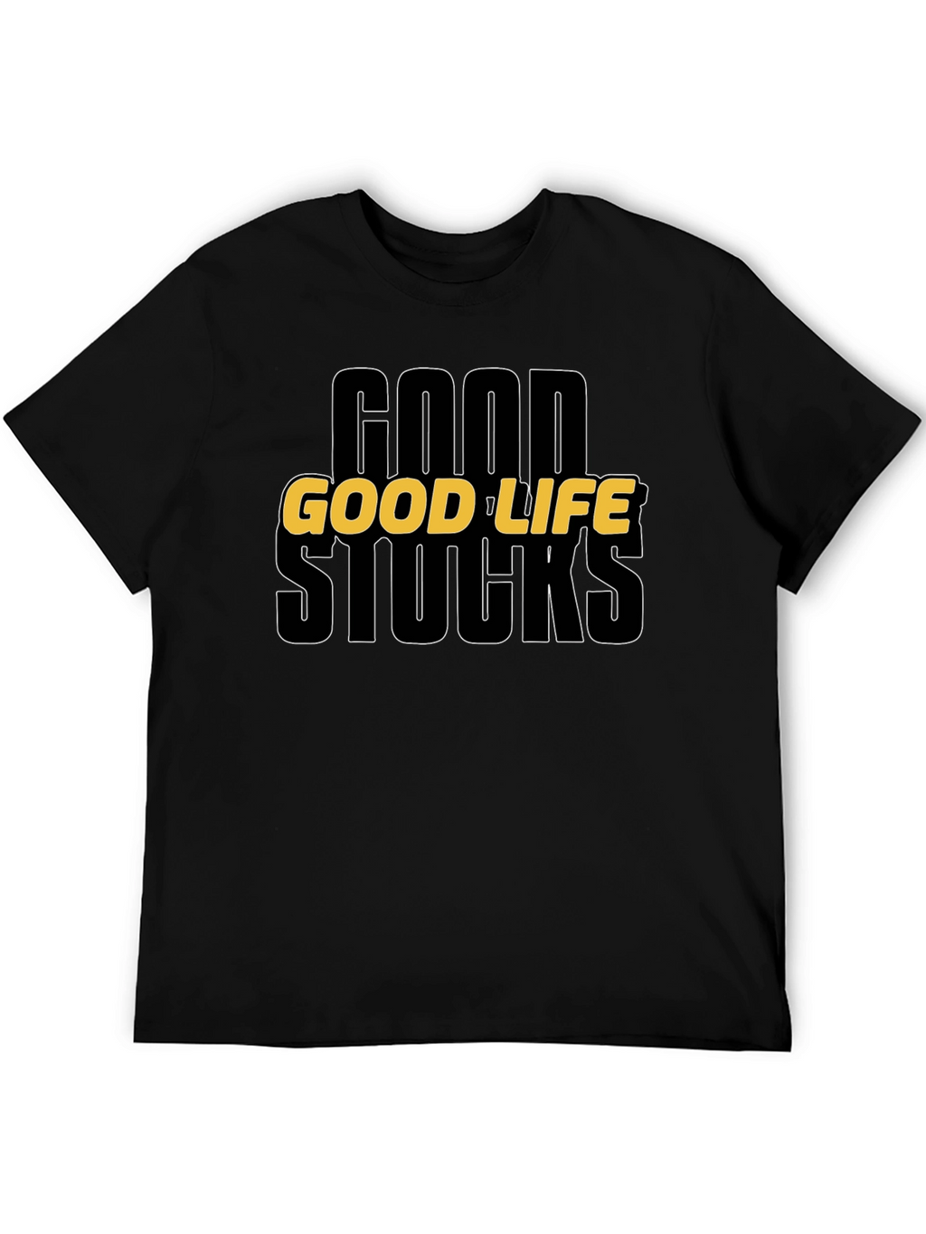 Good Life Stocks Graphic Tee - Casual Style