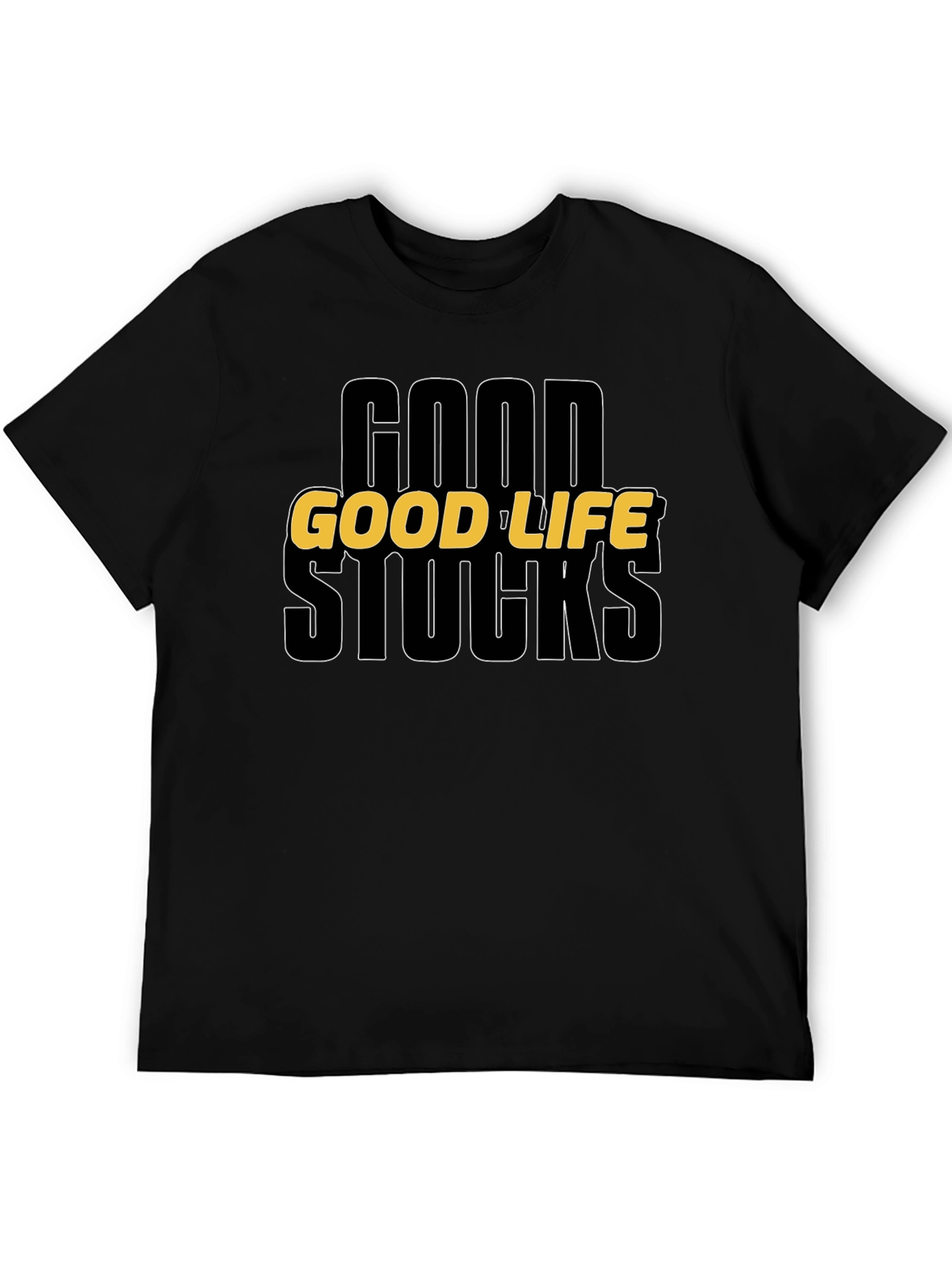 Good Life Stocks Graphic Tee - Casual Style