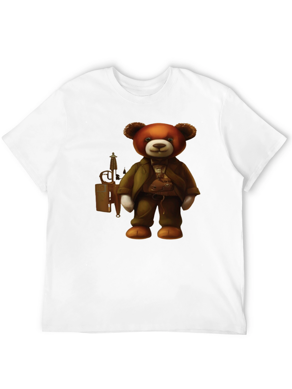 Steampunk Teddy Bear Graphic T-Shirt