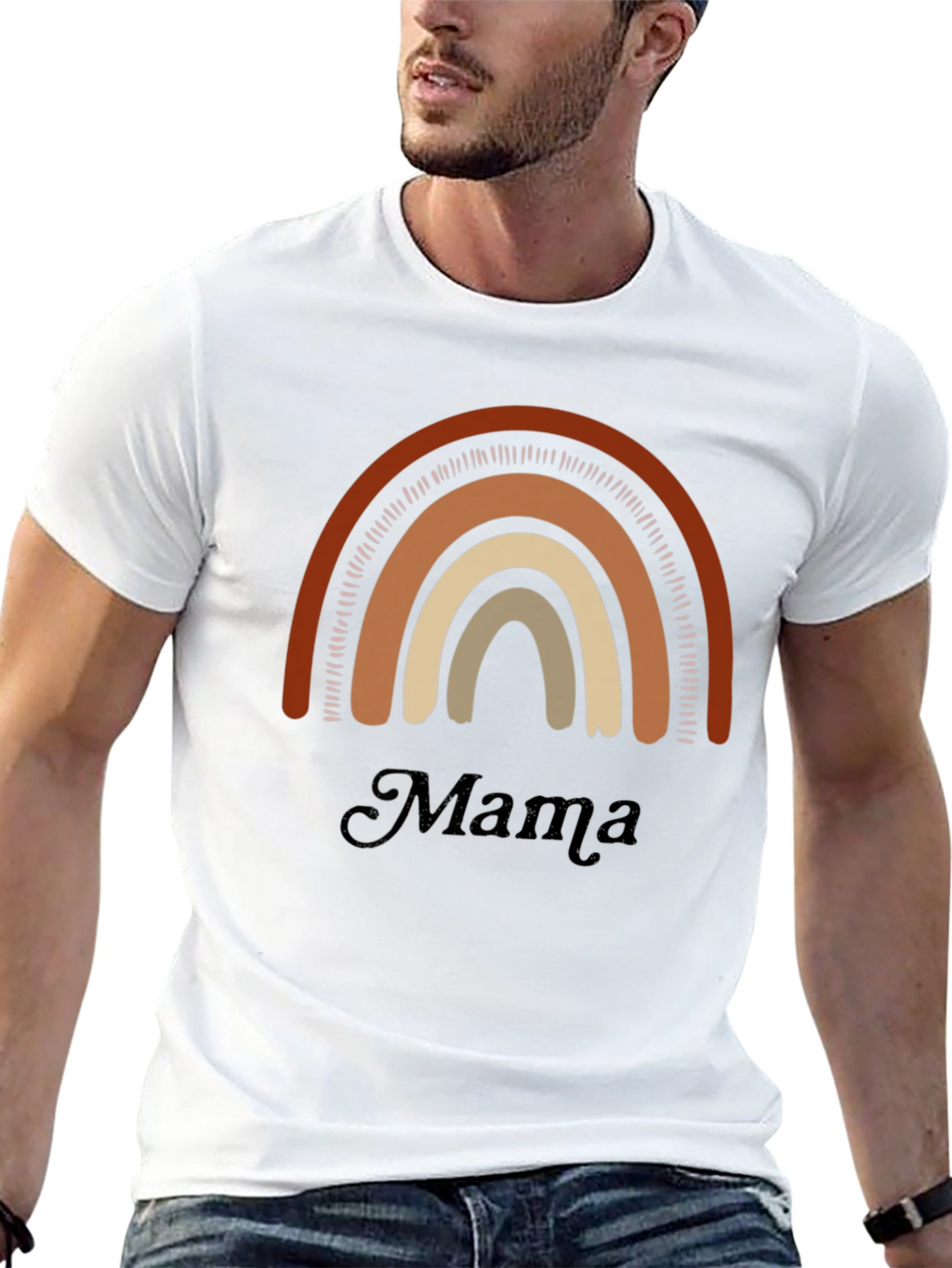 Mama Rainbow Graphic Tee - Comfort & Style