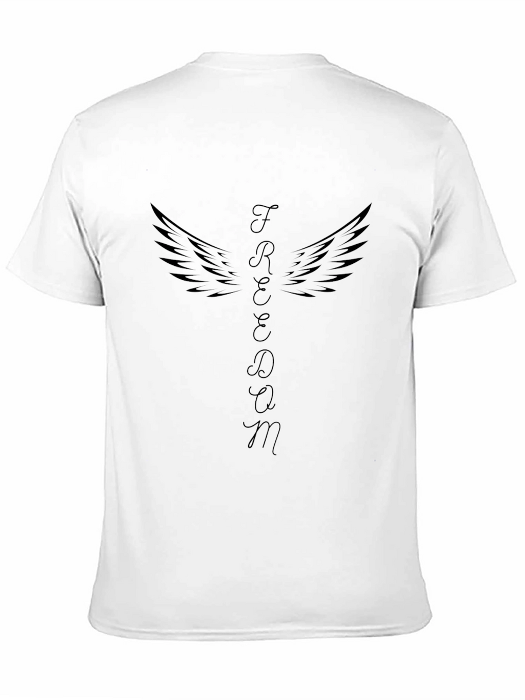 Freedom Wings Graphic Tee - Unisex Black T-Shirt