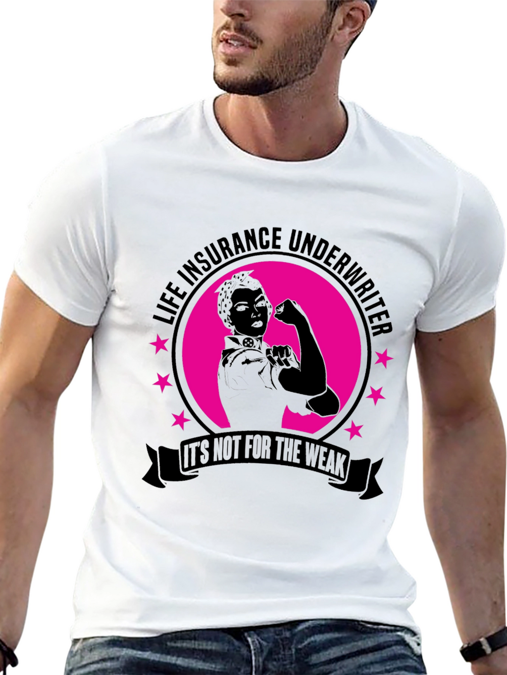 Life Insurance Underwriter T-Shirt - Strong Women