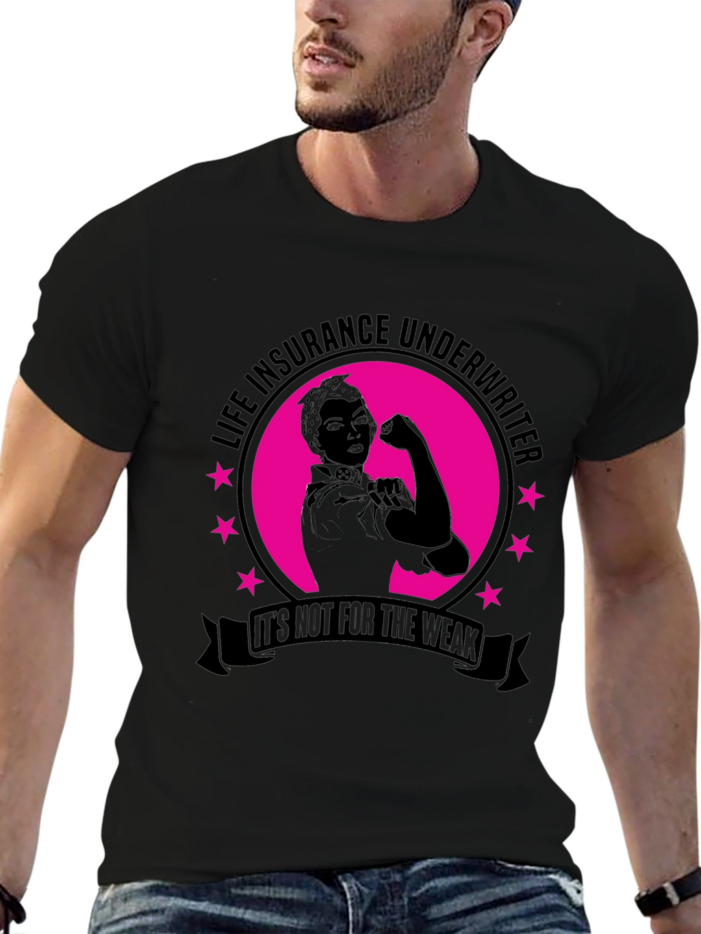 Life Insurance Underwriter T-Shirt - Strong Women