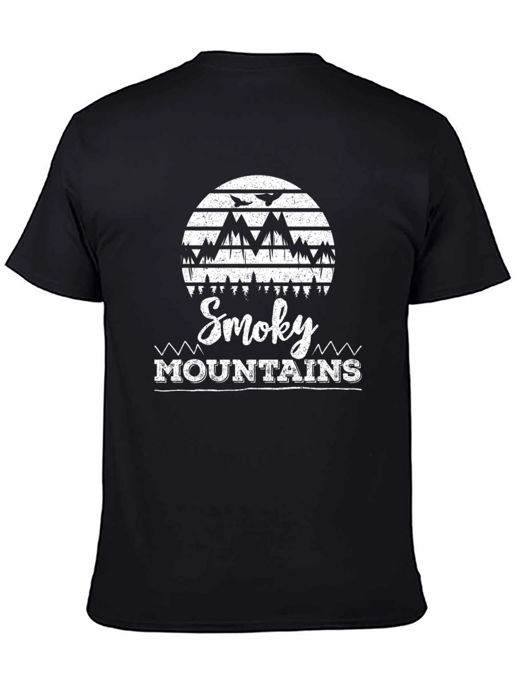 Smoky Mountains Graphic Tee - Unisex Black T-Shirt